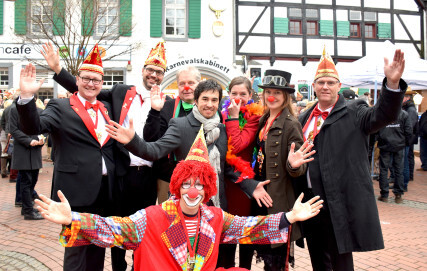 Eröffnung des Karnevalkabinetts in Monheim