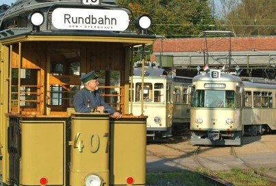 Straßenbahn-Museum Thielenbruch, Außengelände