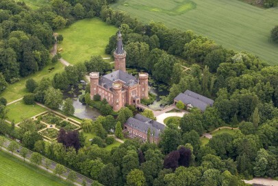 Schloss Moyland - Luftaufnahme