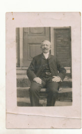 Der Metzgermeister Moses Seligmann, um 1920 