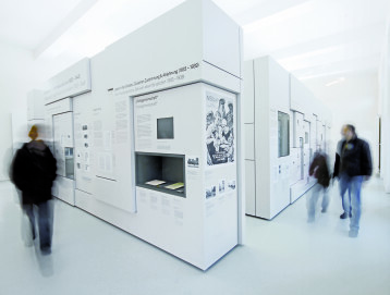 Gedenkhalle Oberhausen, Ausstellungsraum