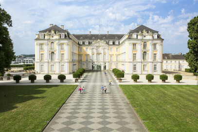 Schloss Augustusburg in Brühl, Ostseite