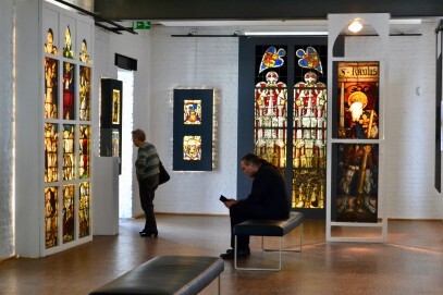 Blick in eine der Ausstellungsebenen 
