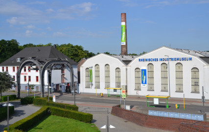 Außenansicht der historischen Zinkfabrik Altenberg des LVR-Industriemuseums